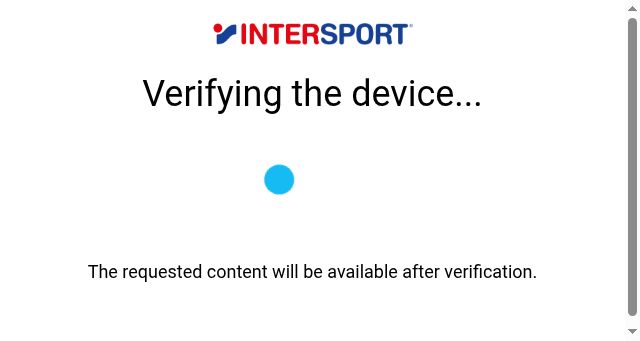 Screenshot of intersport.fr
