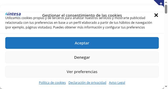 Screenshot of intesacanarias.com