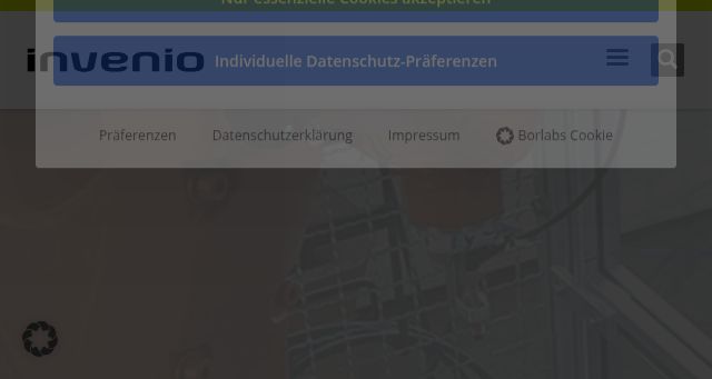 Screenshot of invenio.net