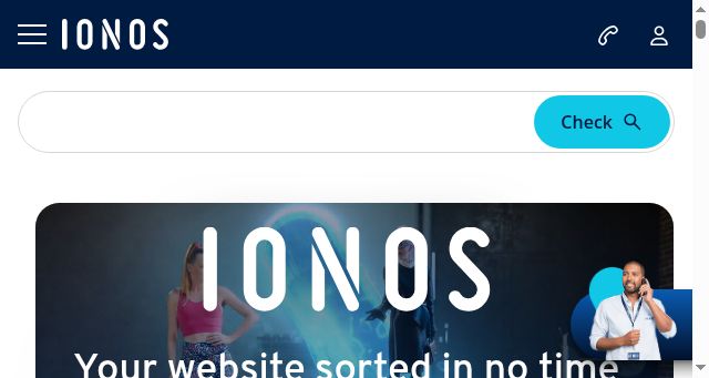 Screenshot of ionos.co.uk