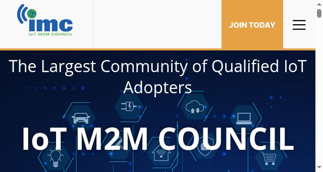 Screenshot of iotm2mcouncil.org