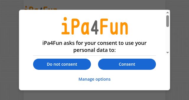 Screenshot of ipa4fun.com