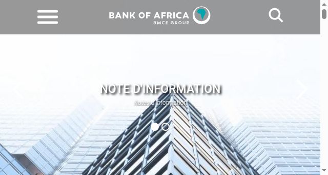 Screenshot of ir-bankofafrica.ma