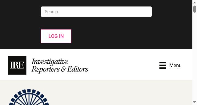 Screenshot of ire.org