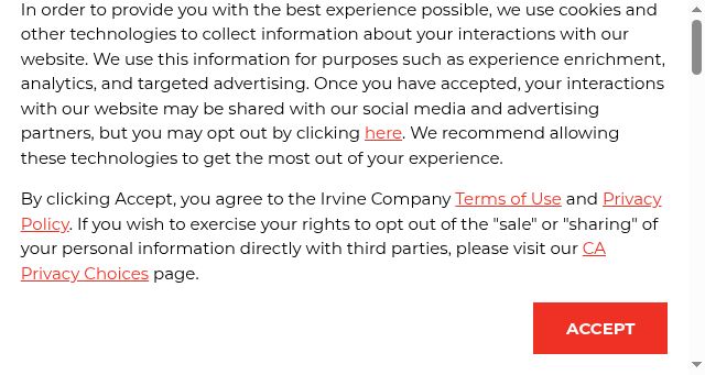 Screenshot of irvinecompany.com