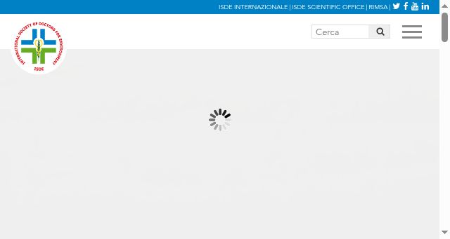 Screenshot of isde.it