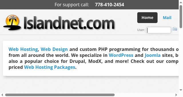 Screenshot of islandnet.com