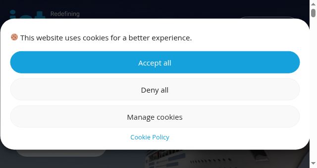 Screenshot of istcruisetech.com