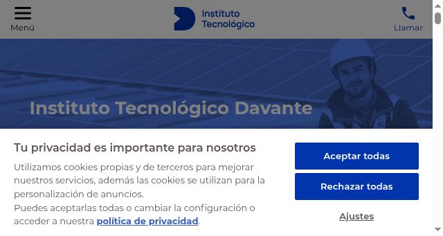Screenshot of itdavante.es