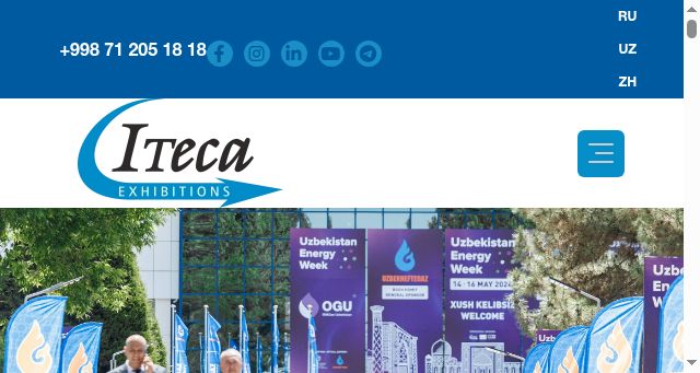 Screenshot of iteca.uz
