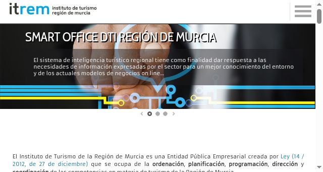 Screenshot of itrem.es