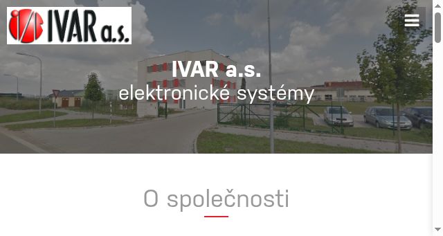 Screenshot of ivar.cz