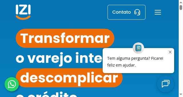 Screenshot of izi.app