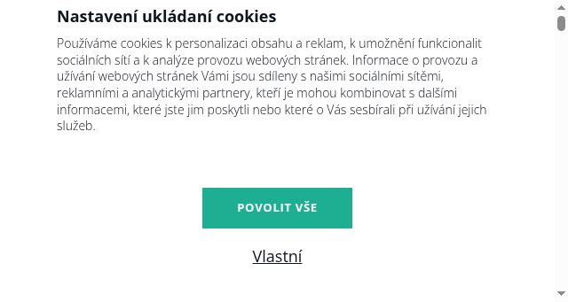 Screenshot of izos.cz