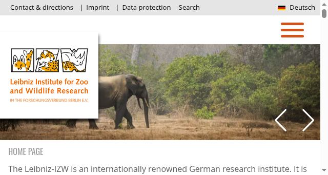 Screenshot of izw-berlin.de