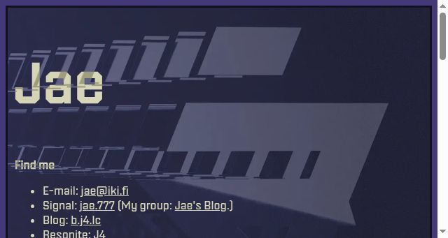 Screenshot of j4.lc