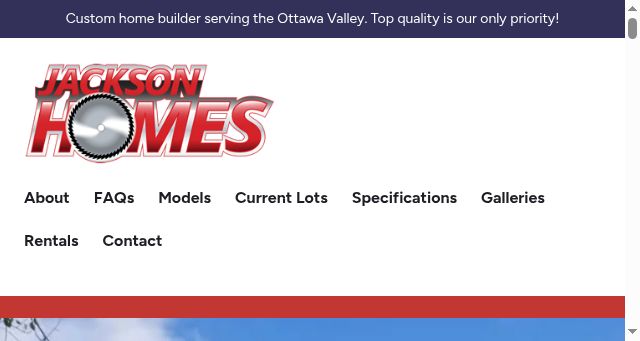 Screenshot of jacksonhomesinc.com