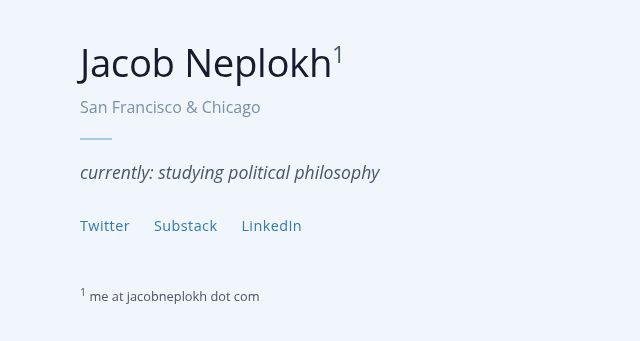 Screenshot of jacobneplokh.com