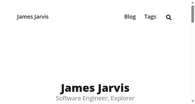 Screenshot of jamesjarvis.io