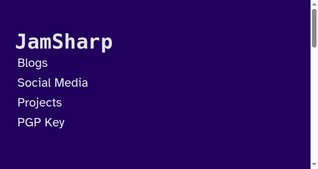 Screenshot of jamsharp.net