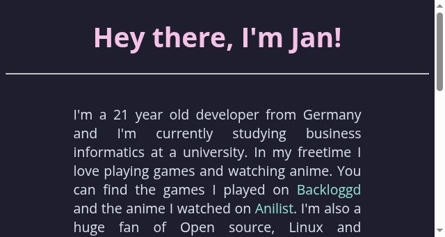 Screenshot of jan-osing.de