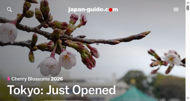 Screenshot of japan-guide.com