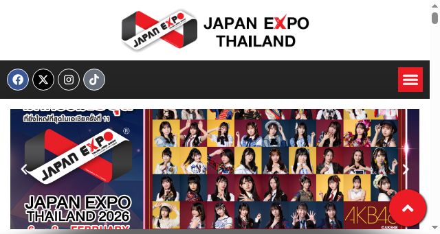 Screenshot of japanexpothailand.com