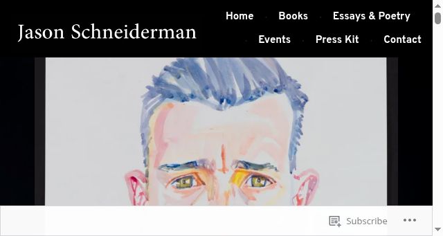Screenshot of jasonschneiderman.net