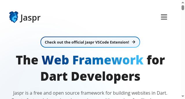 Screenshot of jaspr.site