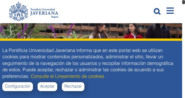 Screenshot of javeriana.edu.co