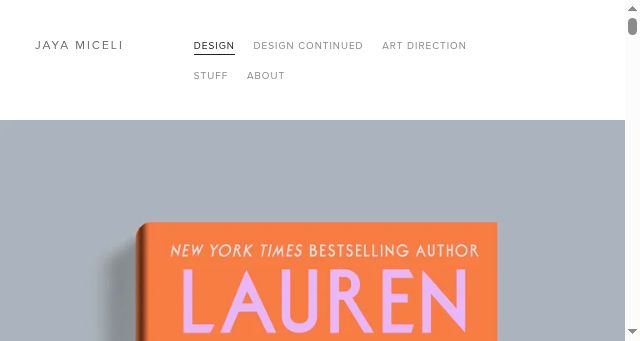 Screenshot of jayamiceli.com
