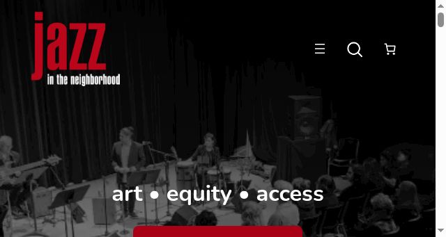 Screenshot of jazzintheneighborhood.org