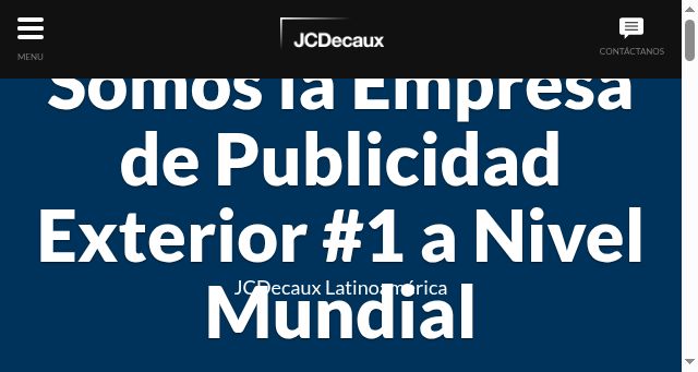 Screenshot of jcdecauxlatam.com