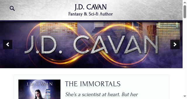 Screenshot of jdcavan.com