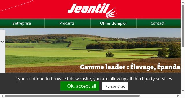 Screenshot of jeantil.com