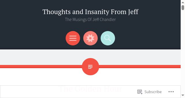 Screenshot of jeffc.me