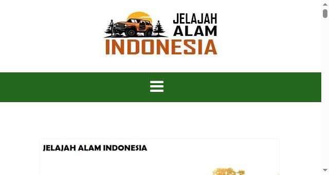 Screenshot of jelajahalamindonesia.com