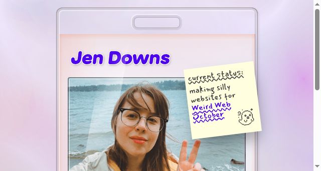 Screenshot of jendowns.com