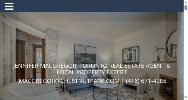 Screenshot of jennifermacgregor.com