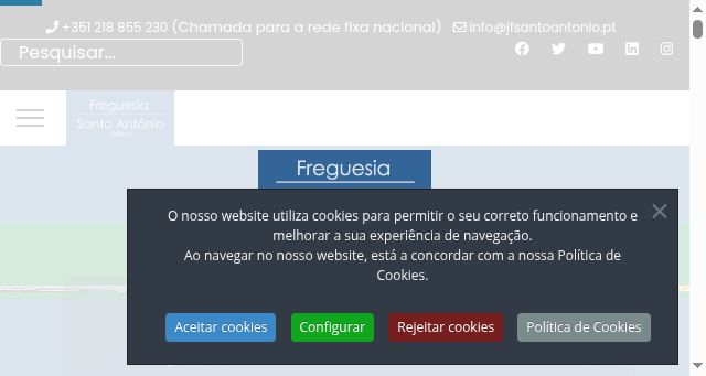 Screenshot of jfsantoantonio.pt