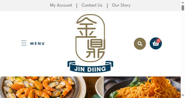 Screenshot of jindiing.com.sg