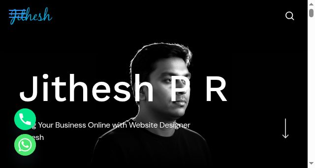 Screenshot of jitheshpr.com