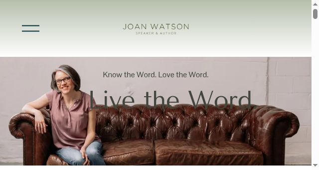 Screenshot of joanwatson.faith