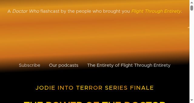Screenshot of jodieintoterror.com