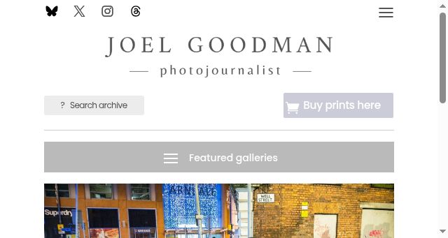 Screenshot of joelgoodman.net