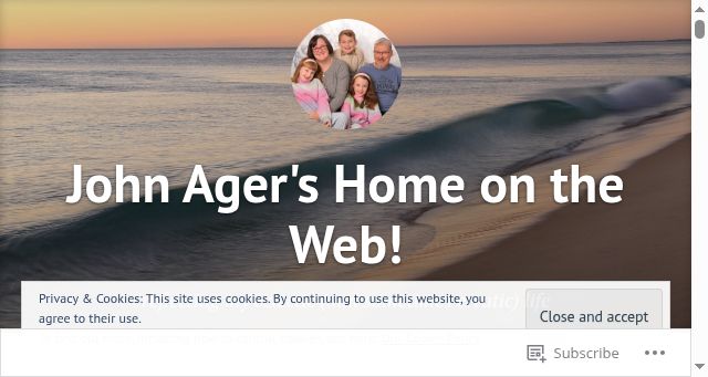 Screenshot of johnager.co.uk