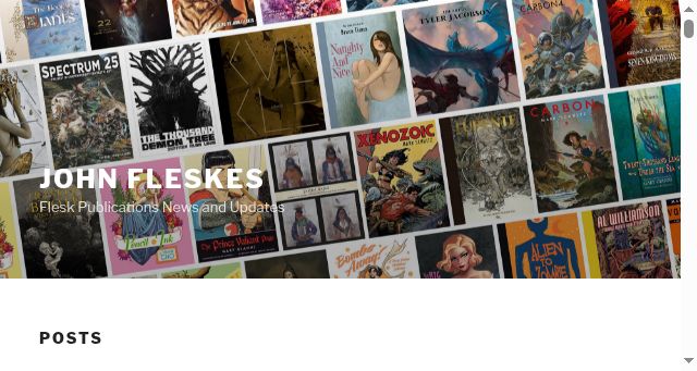 Screenshot of johnfleskes.com