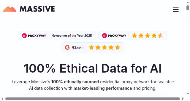 Screenshot of joinmassive.com