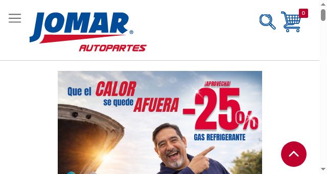 Screenshot of jomarautopartes.com