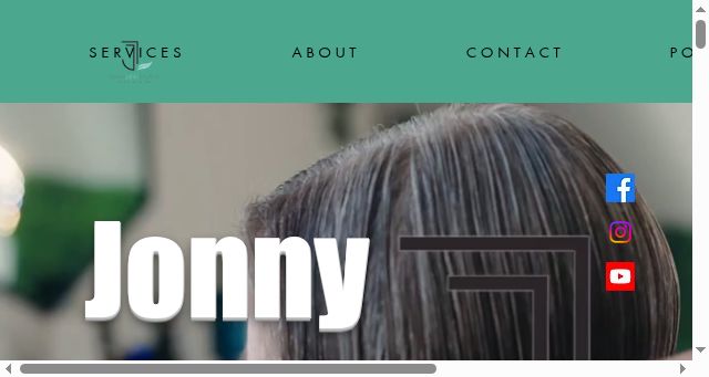 Screenshot of jonnylevistudio.com